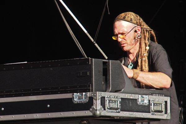 Tontechniker bei Ani DiFranco . Rudolstadt-Festival 2017 (Foto: Andreas Kuhrt)