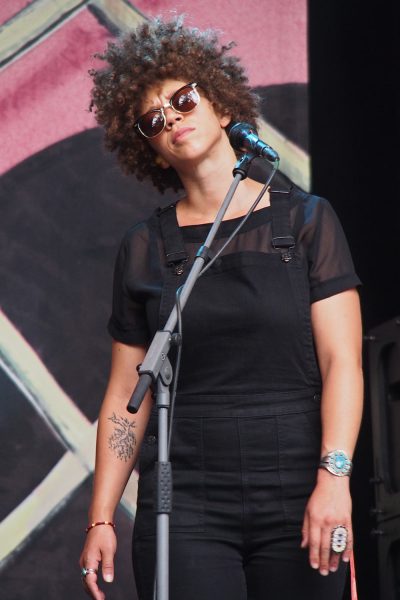 Ani DiFranco Band: Chastity Brown . Rudolstadt-Festival 2017 (Foto: Andreas Kuhrt)