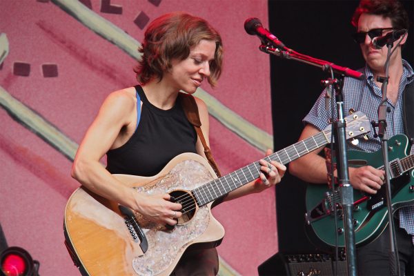 Ani DiFranco & Luke Enyeart . Rudolstadt-Festival 2017 (Foto: Andreas Kuhrt)