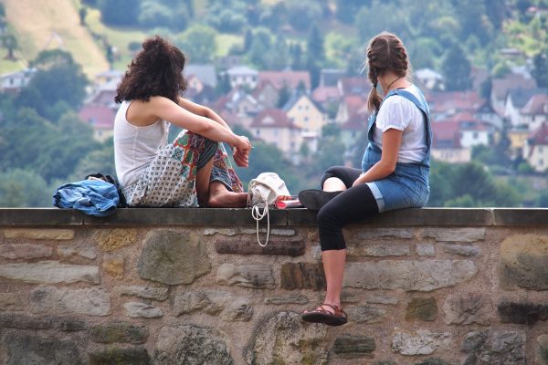 Auf der Burgterrasse . Rudolstadt-Festival 2018 (Foto: Andreas Kuhrt)