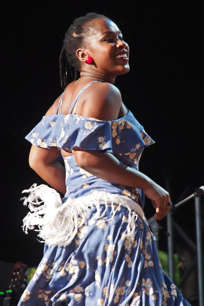 Elida Almeida . Rudolstadt-Festival 2018 (Foto: Andreas Kuhrt)