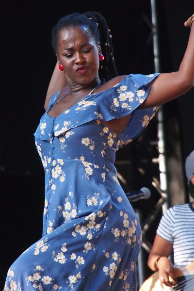 Elida Almeida . Rudolstadt-Festival 2018 (Foto: Andreas Kuhrt)