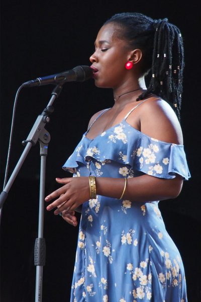 Elida Almeida . Rudolstadt-Festival 2018 (Foto: Andreas Kuhrt)