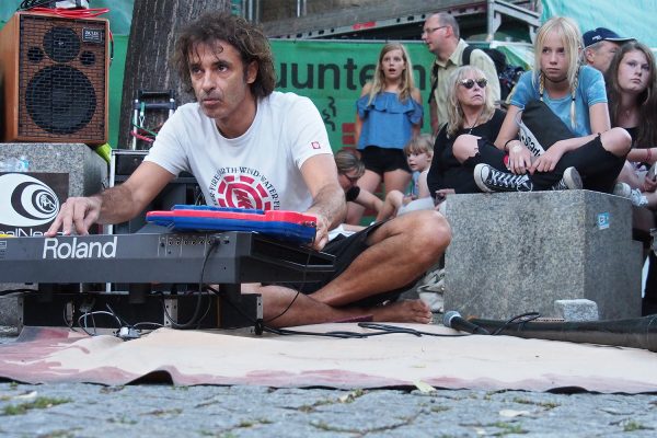 TribalNeed: Riccardo Moretti . Rudolstadt-Festival 2018 (Foto: Andreas Kuhrt)