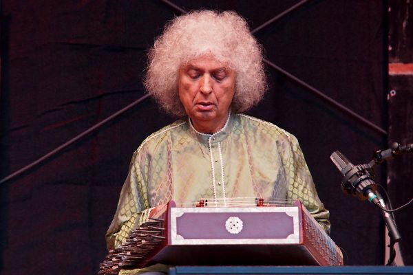 Shiv Kumar Sharma . Rudolstadt-Festival 2018 (Foto: Andreas Kuhrt)