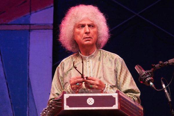 Shiv Kumar Sharma . Rudolstadt-Festival 2018 (Foto: Andreas Kuhrt)