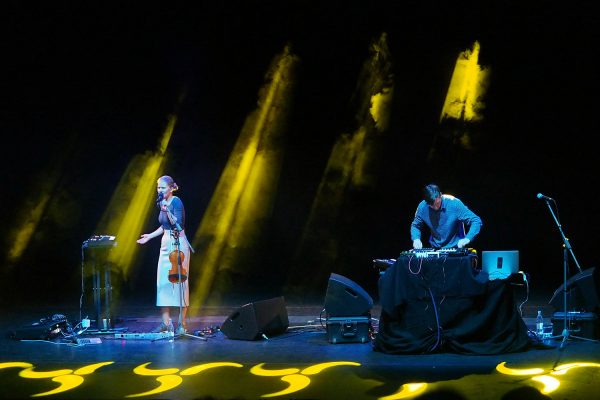 Maarja Nuut & Ruum (Hendrik Kaljujärv) . Rudolstadt-Festival 2018 (Foto: Manuela Hahnebach)