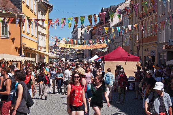 Marktstraße . Rudolstadt-Festival 2018 (Foto: Andreas Kuhrt)