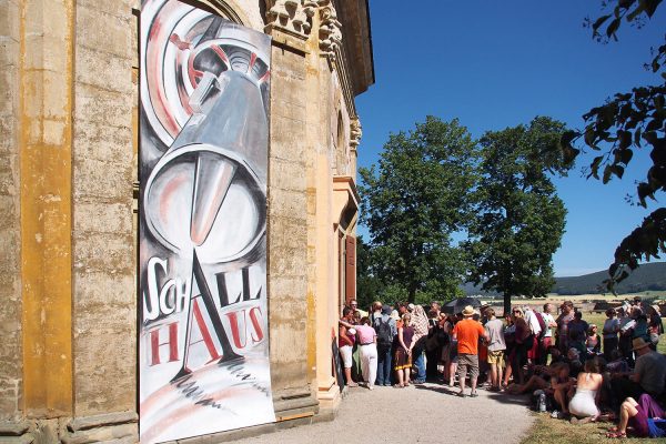 Schallhaus auf der Burgterrasse . Rudolstadt-Festival 2018 (Foto: Andreas Kuhrt)