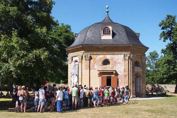 Schallhaus auf der Burgterrasse . Rudolstadt-Festival 2018 (Foto: Andreas Kuhrt)