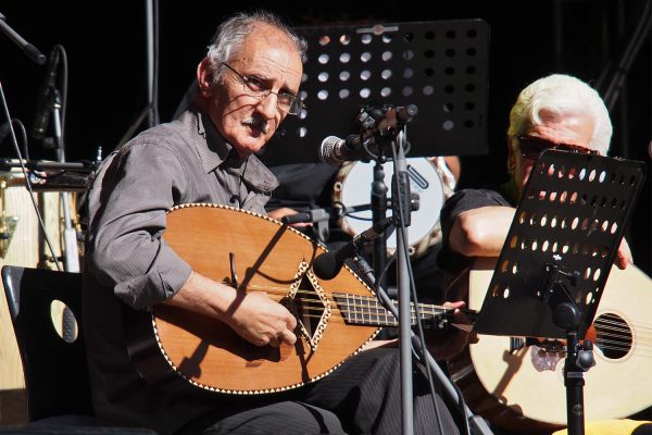 El Gusto Orchestra: Liamine Haimoun . Rudolstadt-Festival 2018 (Foto: Andreas Kuhrt)