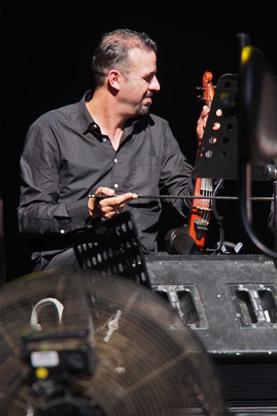 Geiger beim El Gusto Orchestra . Rudolstadt-Festival 2018 (Foto: Andreas Kuhrt)