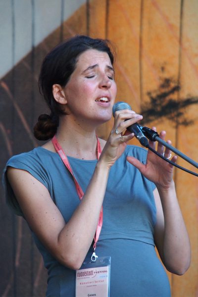 Ganes: Elisabeth Schuen . Rudolstadt-Festival 2018 (Foto: Andreas Kuhrt)