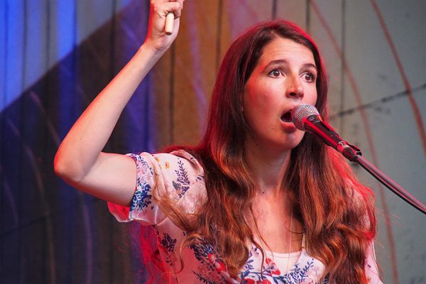 Ganes: Elisabeth Schuen . Rudolstadt-Festival 2018 (Foto: Andreas Kuhrt)