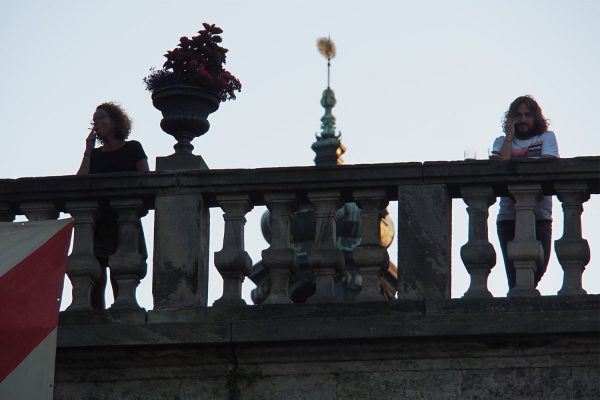 Heidecksburg-Terrasse . Rudolstadt-Festival 2018 (Foto: Andreas Kuhrt)