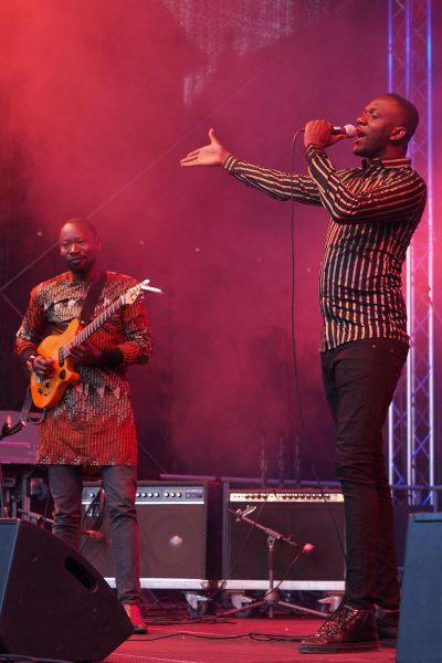 Debademba: Abdoulaye Traoré & Mohamed Diaby . Rudolstadt-Festival 2018 (Foto: Andreas Kuhrt)