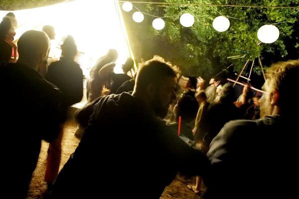 Heinepark: DJ andi (from the leipzig tribe of peace) . Rudolstadt-Festival 2018 (Foto: Andreas Kuhrt)