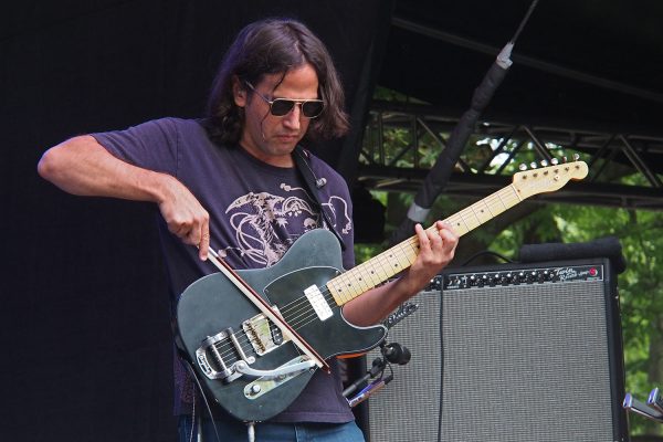 Red Baraat: Jonathan Goldberger . Rudolstadt-Festival 2018 (Foto: Andreas Kuhrt)