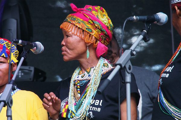 Namibian Tales: //Ao N!ani . Rudolstadt-Festival 2018 (Foto: Andreas Kuhrt)