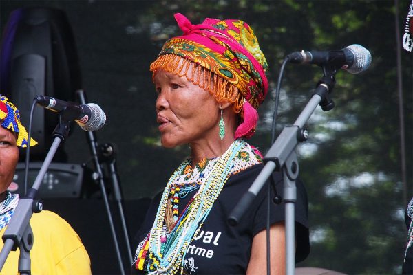 Namibian Tales: //Ao N!ani . Rudolstadt-Festival 2018 (Foto: Andreas Kuhrt)