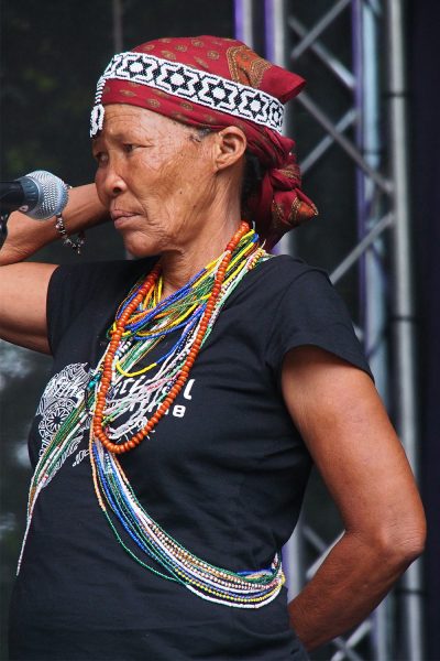 Namibian Tales: N!ae Komtsa . Rudolstadt-Festival 2018 (Foto: Andreas Kuhrt)