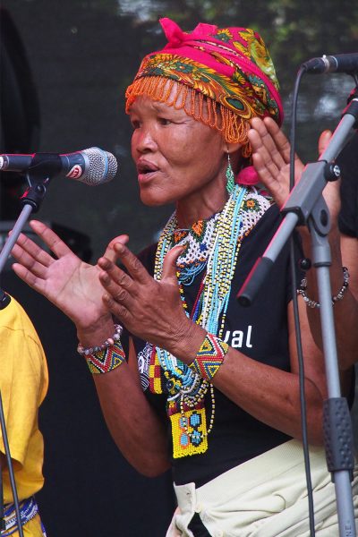 Namibian Tales: //Ao N!ani . Rudolstadt-Festival 2018 (Foto: Andreas Kuhrt)