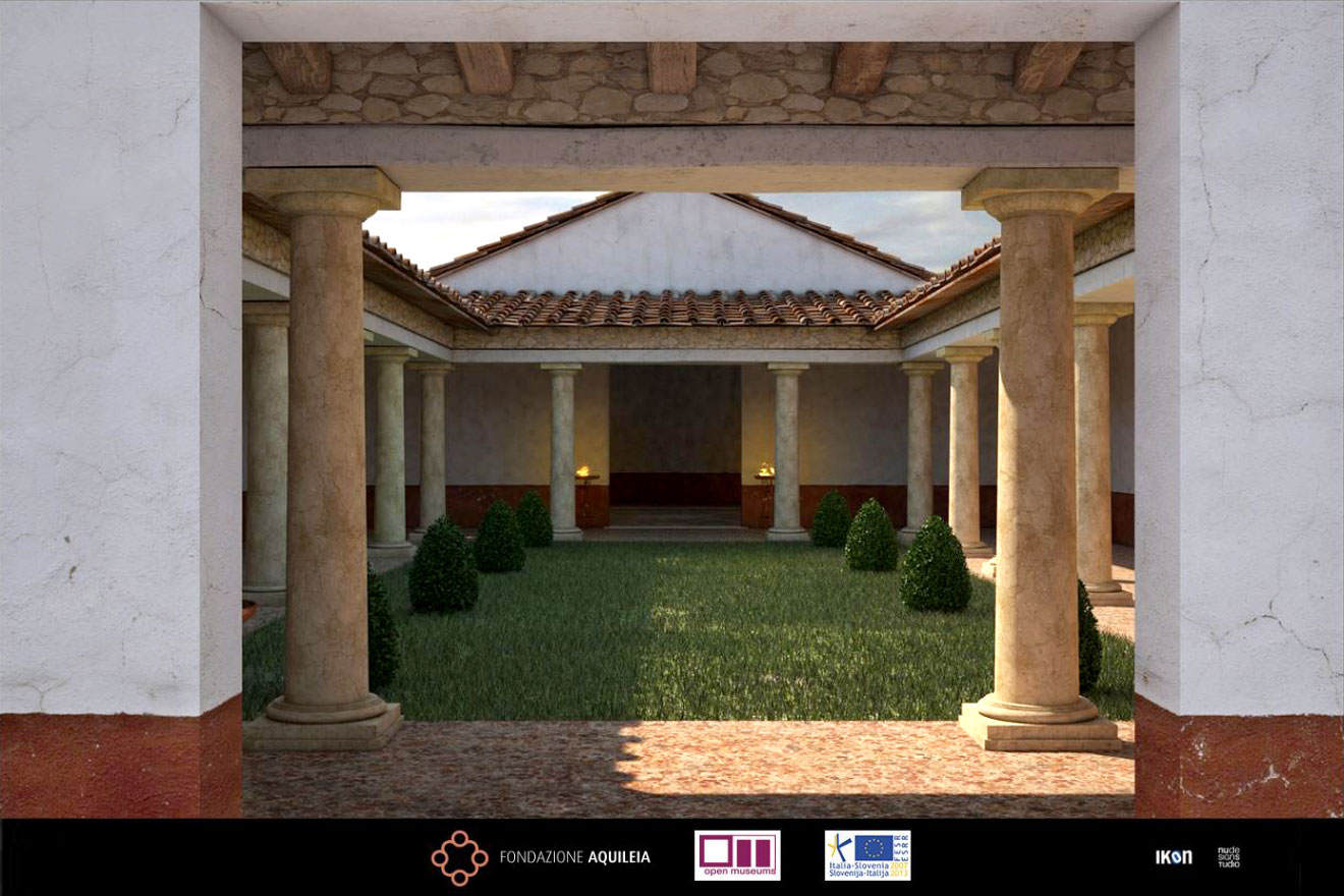 aquileia-cal_1-visualisierung-fondazioneaquileia.it Aquileia: Visualisierung Villa Fondo CAL (Quelle: fondazioneaquileia.it)