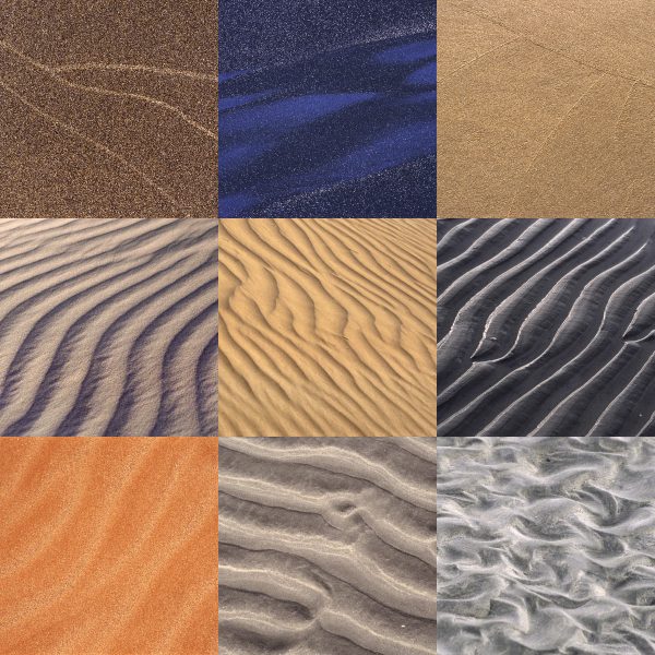 Fotosynthese: Sand (Fotos & Gestaltung: Andreas Kuhrt)